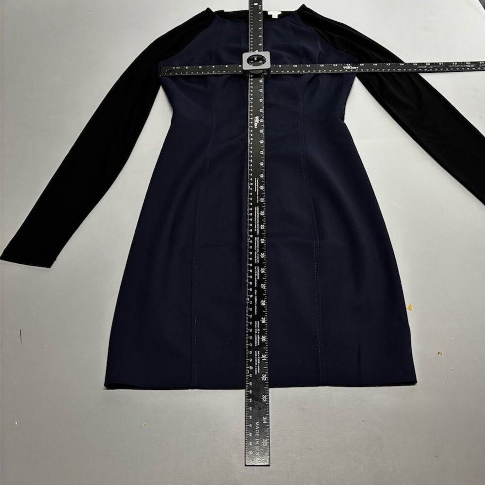 Wilfred Women's Size 4 Navy & Black Bodycon Knee Length Party Dress‎ - Picture 7 of 16